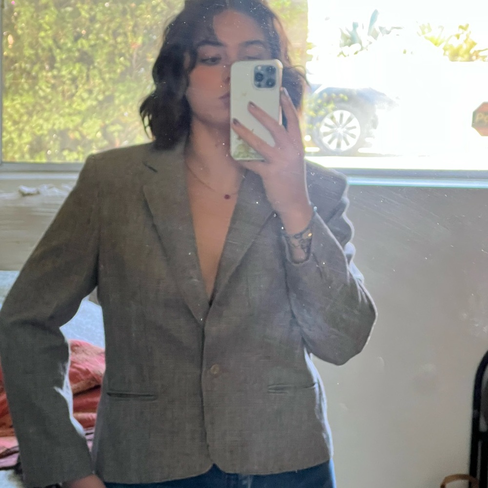 Women's Classic Gray Blazer